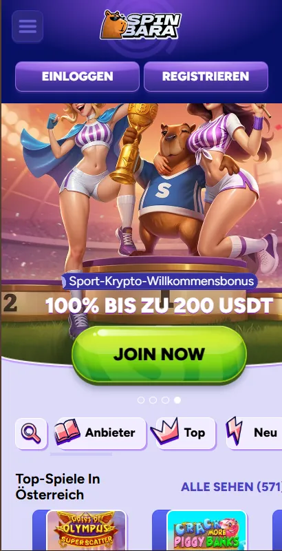 spinbara mobile home page