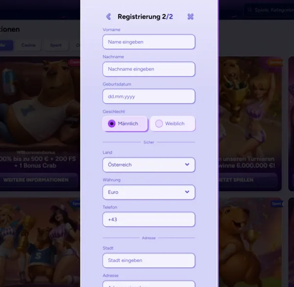 spinbara registration page